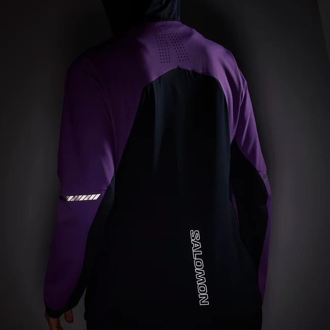 MTN  Windjacke mit Kapuze durchgehendem Reißverschluss Damen