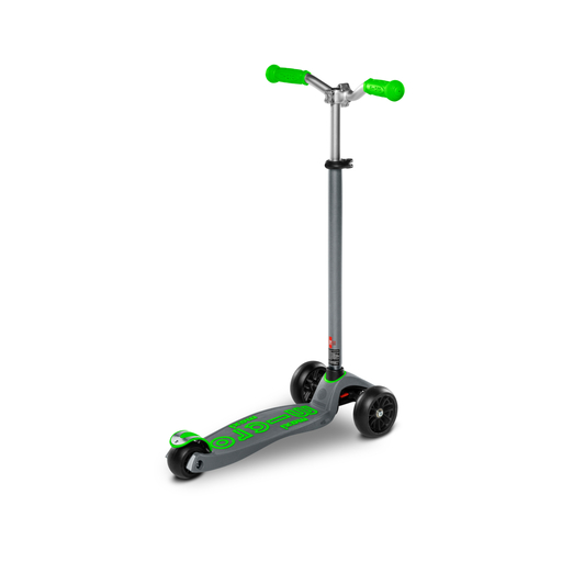 Patinete Maxi Micro Deluxe Pro Cinza/Verde