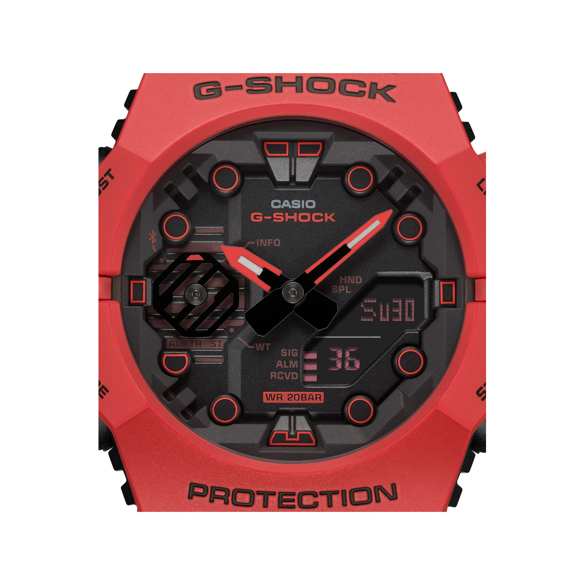 Montre G-SHOCK homme résine rouge