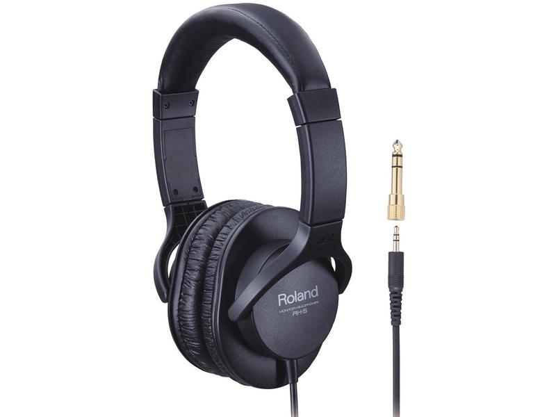 Roland Over-Ear-Kopfhörer RH-5 Schwarz Kopfhörer zum täglichen Produzieren und Musikhören