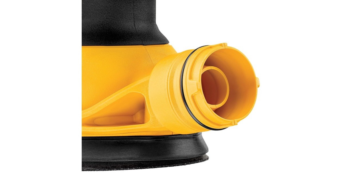 DEWALT280W Excentrische schuurmachine 125mm DWE6423  (Geel/zwart)