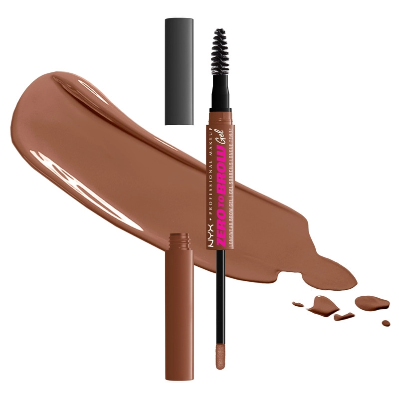 NYX Prof. Makeup Zero To Brow Longwear Brow Gel 2 ml - 04 Auburn