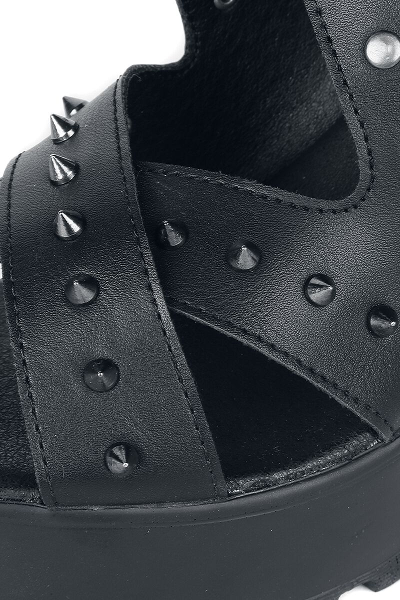 Talons Hauts Sangles & Clous | Black Premium by EMP Talons hauts