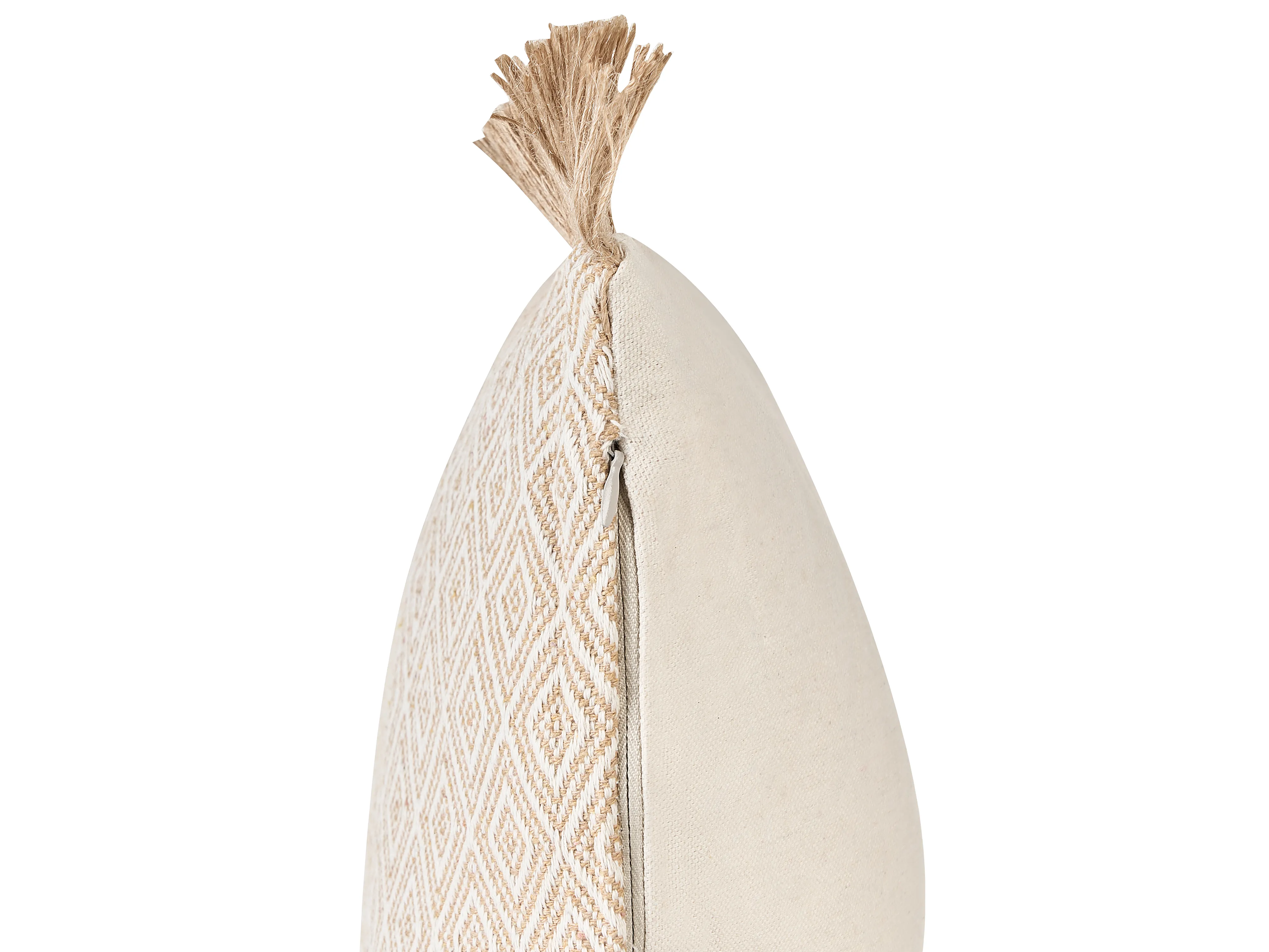 Set van 2 sierkussens LONAR 45 x 45 cm Zandbeige