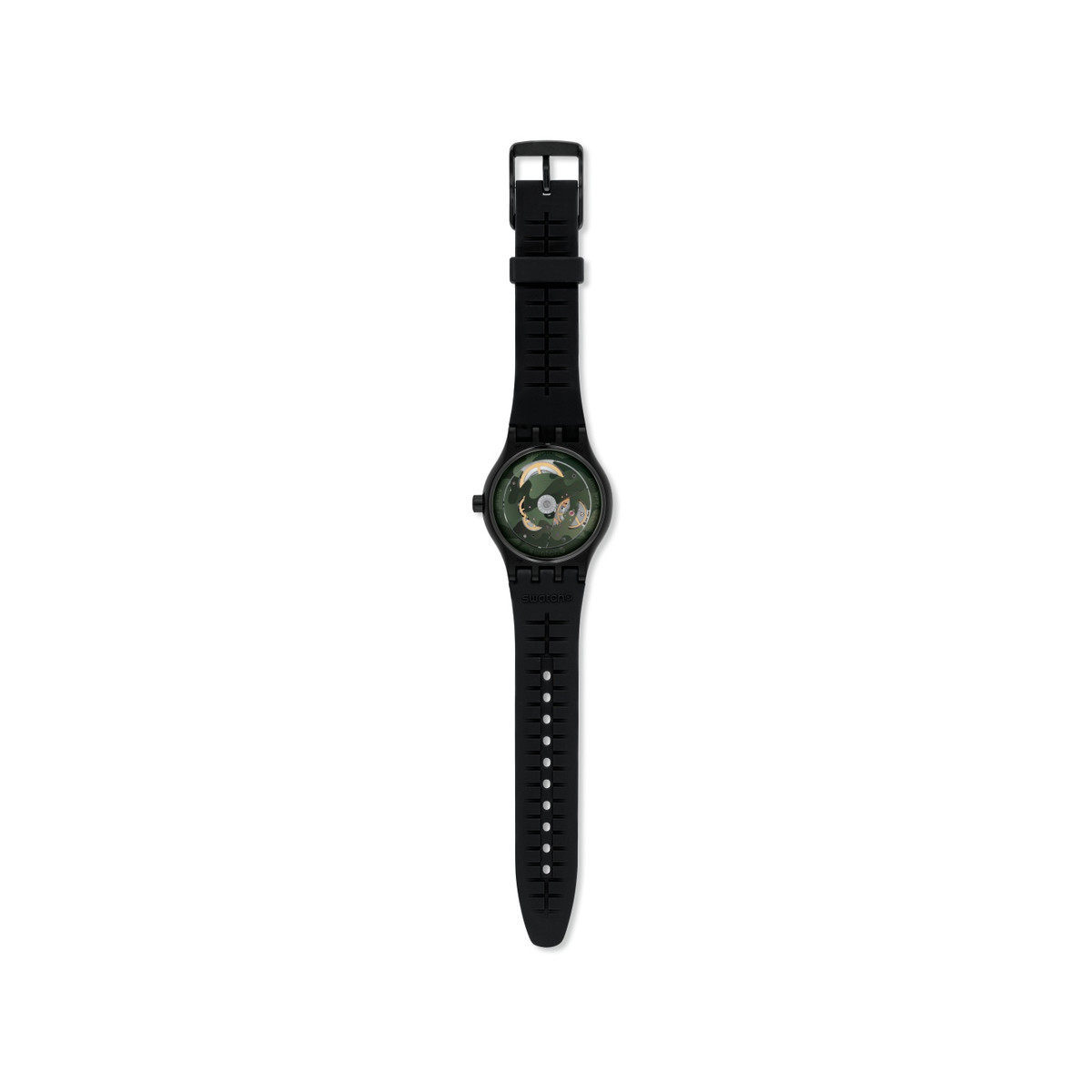 Montre Swatch Irony homme plastique silicone noir