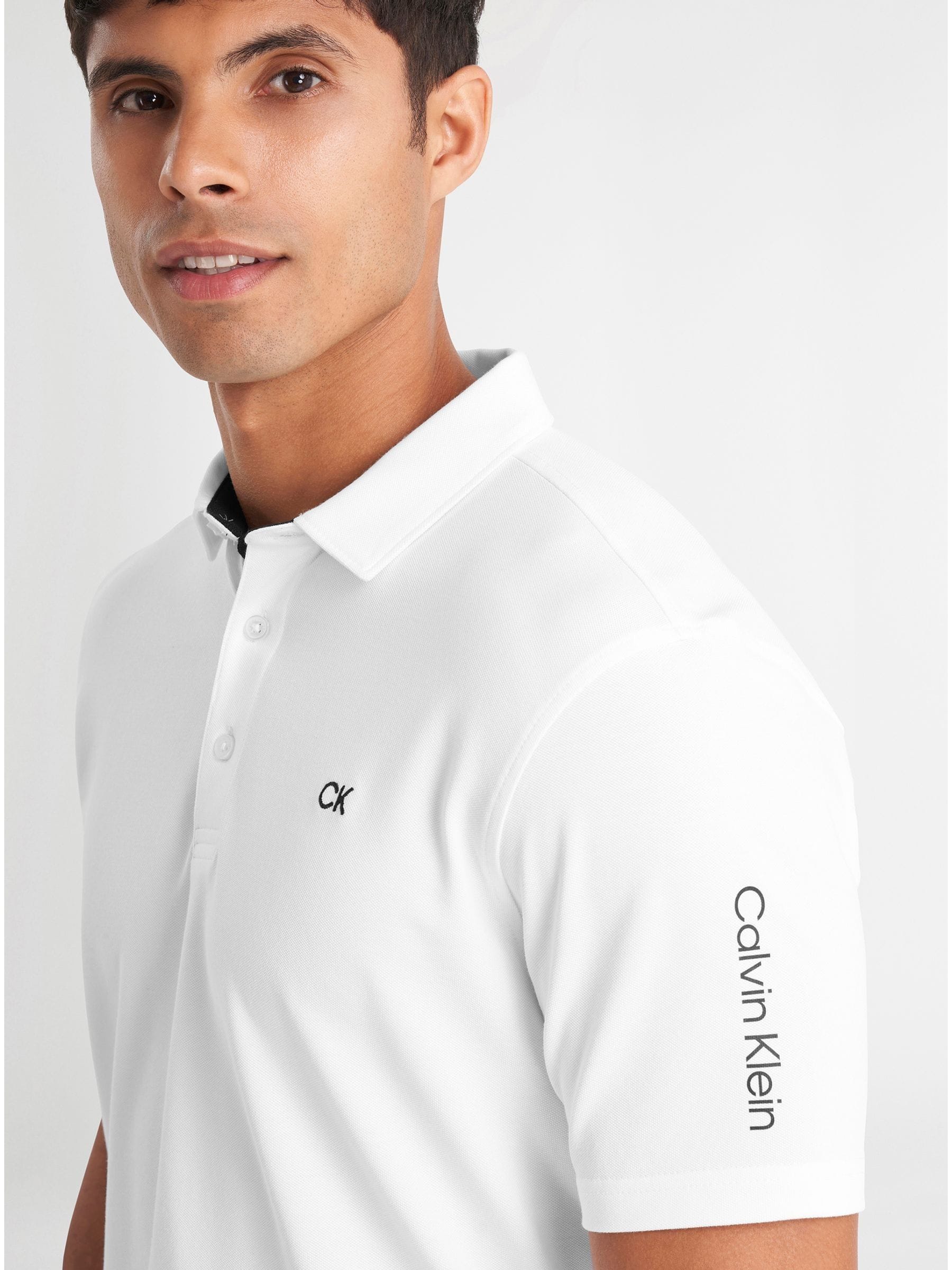 Wit - Calvin Klein Golf Uni poloshirt