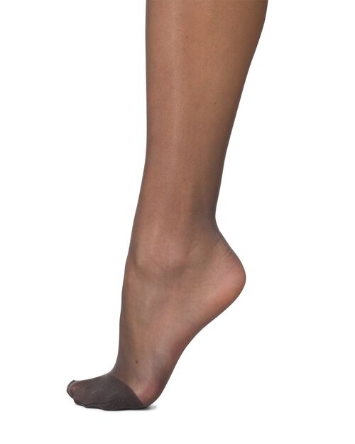 2 collants brillants 15 deniers anthracite