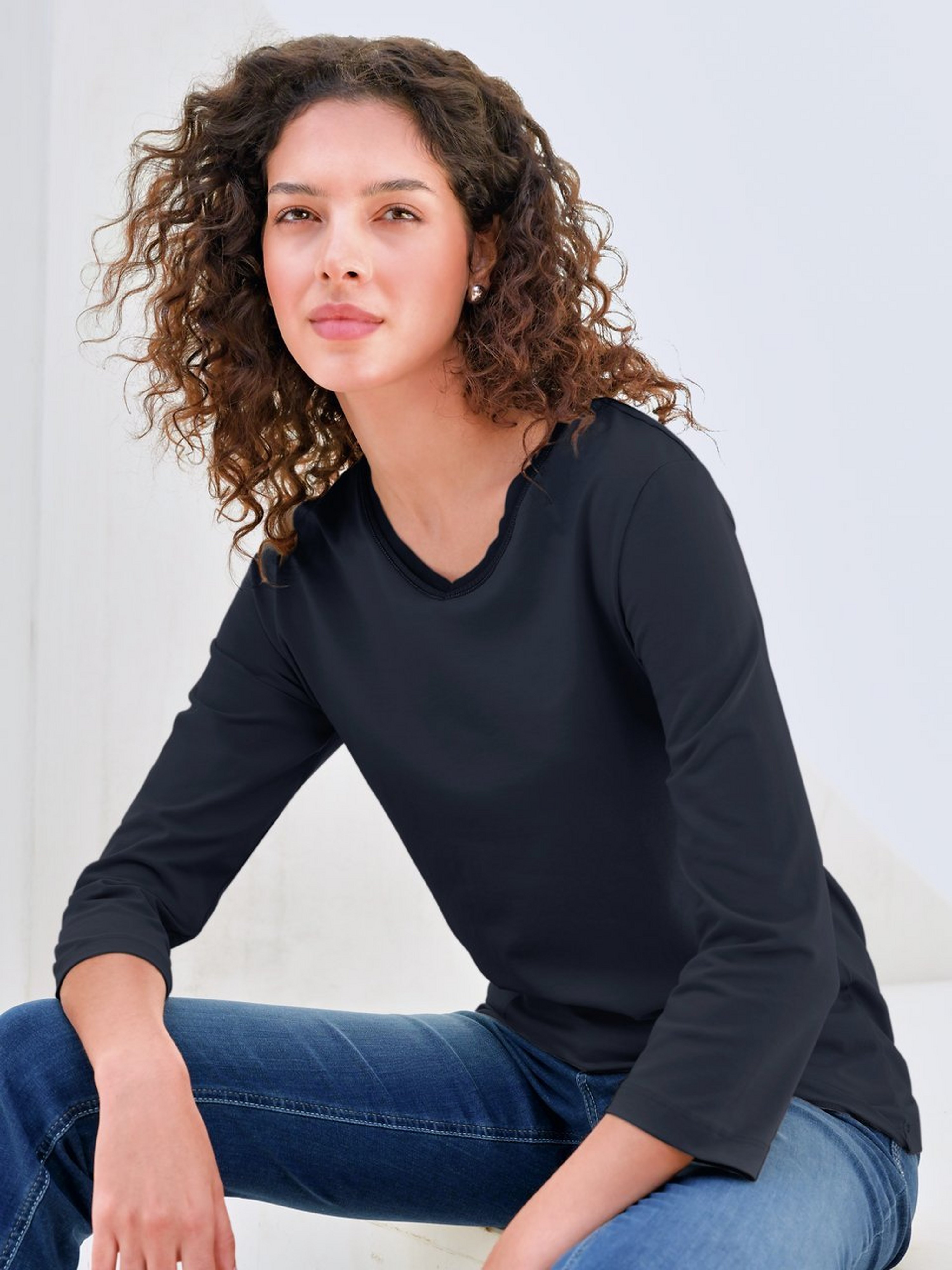 Shirt mit 3/4-Arm