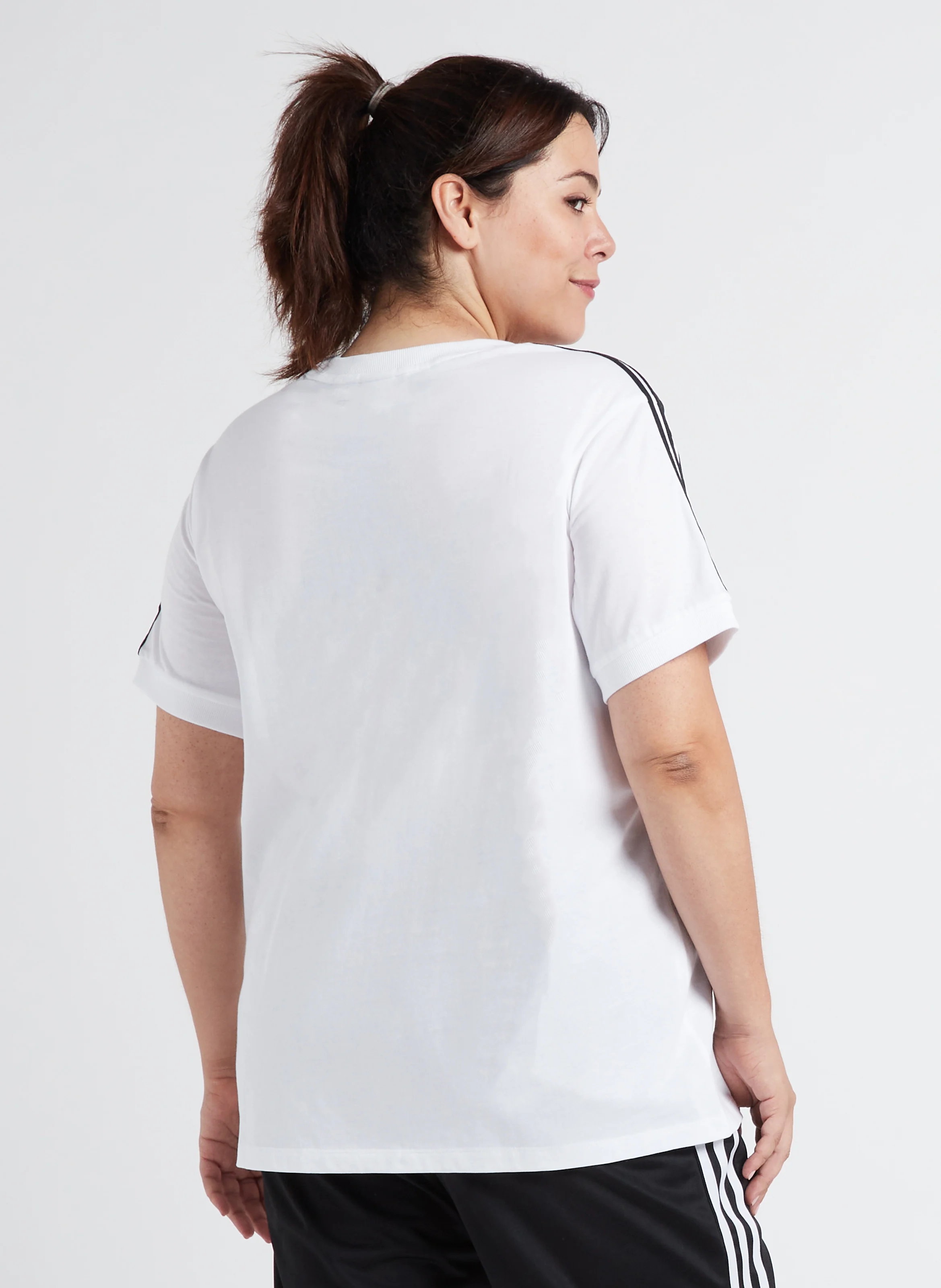 Tee-shirt manches courtes en coton| Blanc