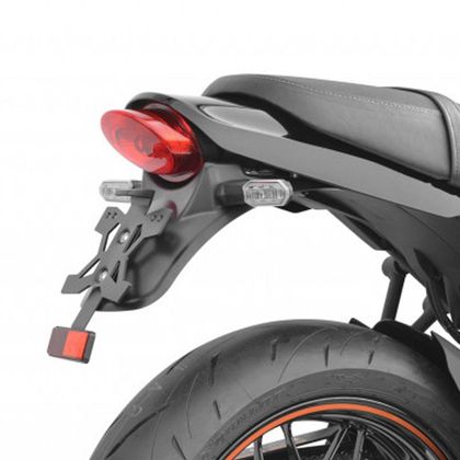 Support de plaque Top Block avec garde boue KAWASAKI Z 650 RS - Noir