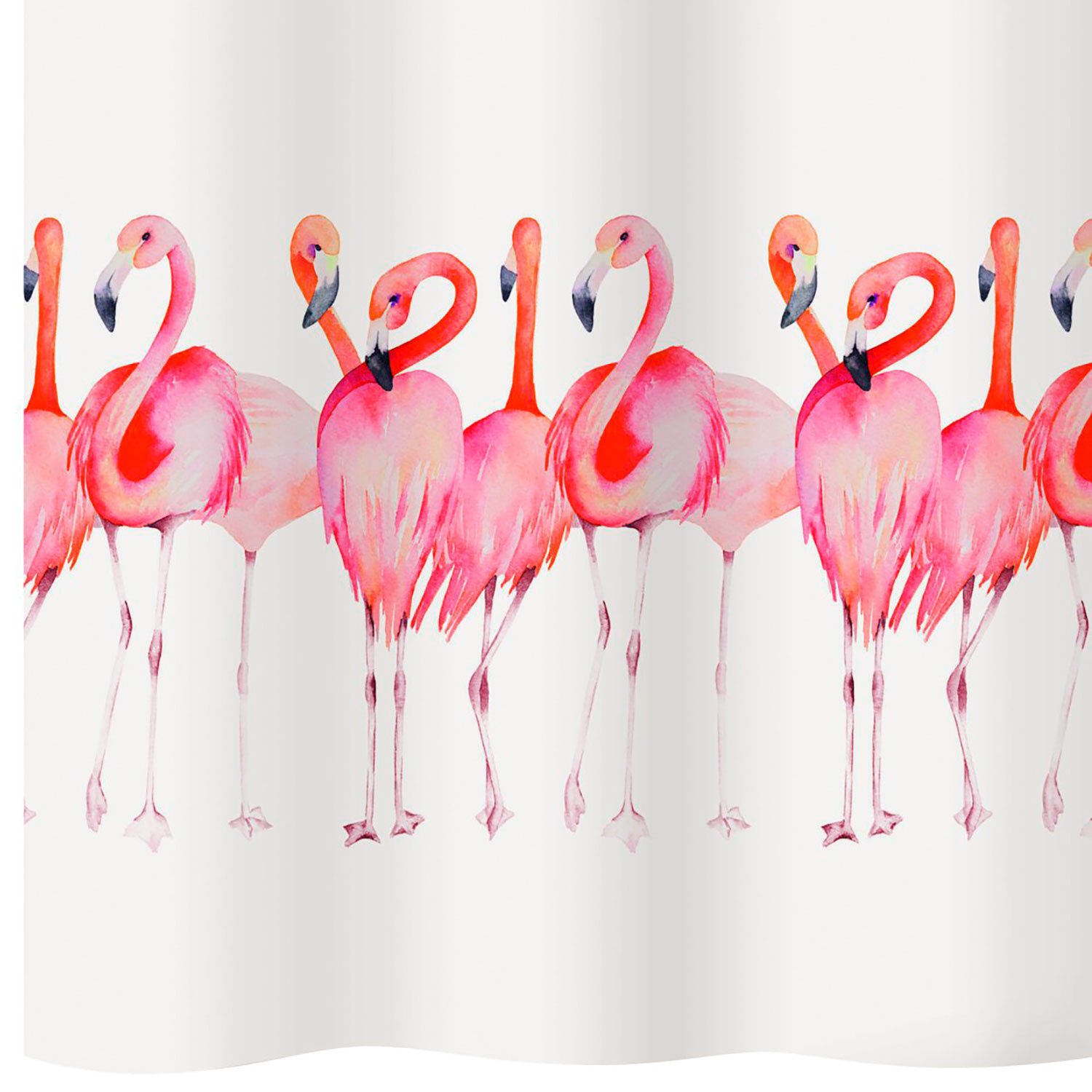 diaqua Duschvorhang Textil Flamingo