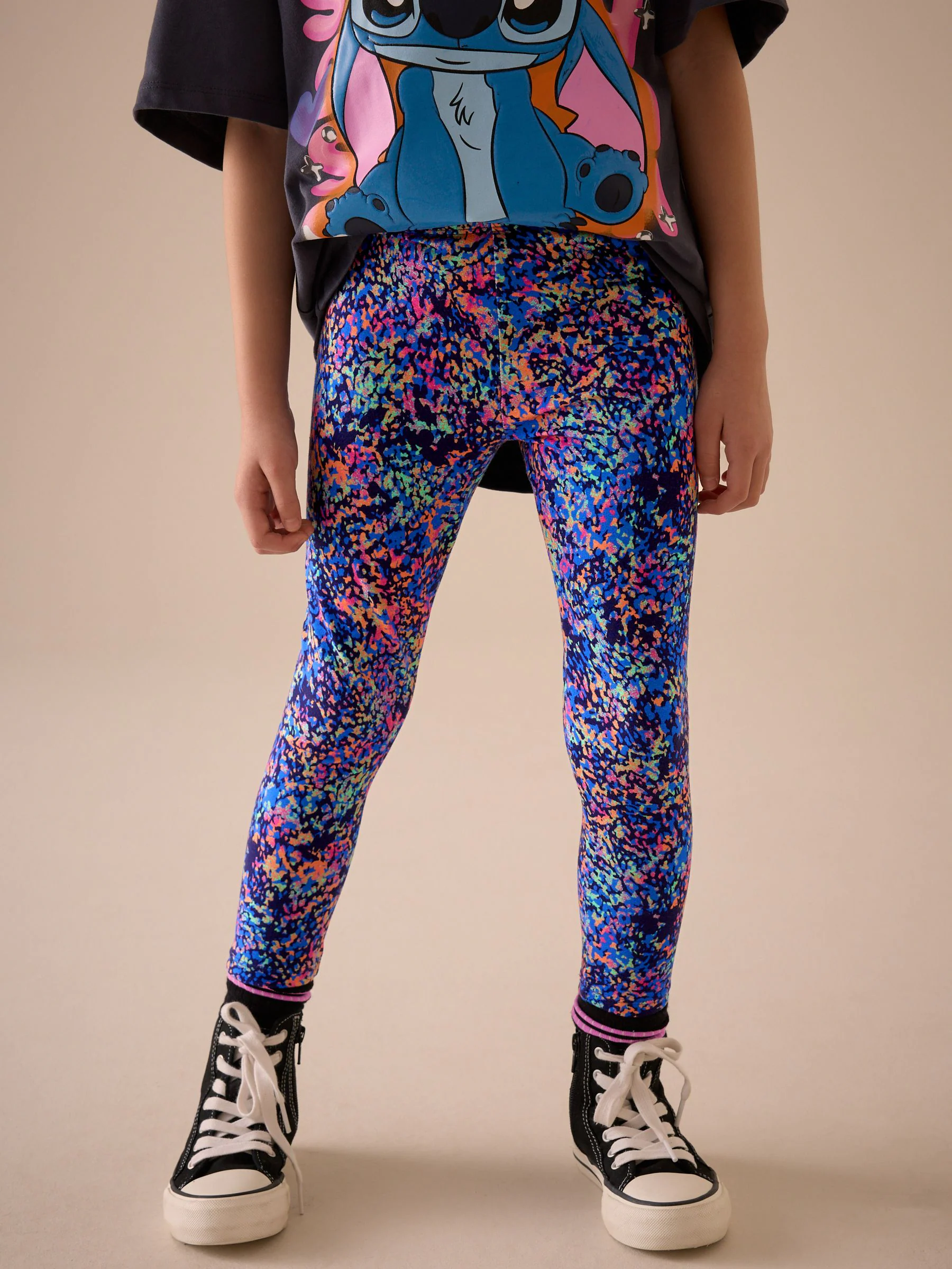 Multi-blauw - Legging (3-16 jr)
