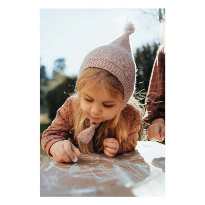 Bootani Bonnet Pompon Laine | Rose