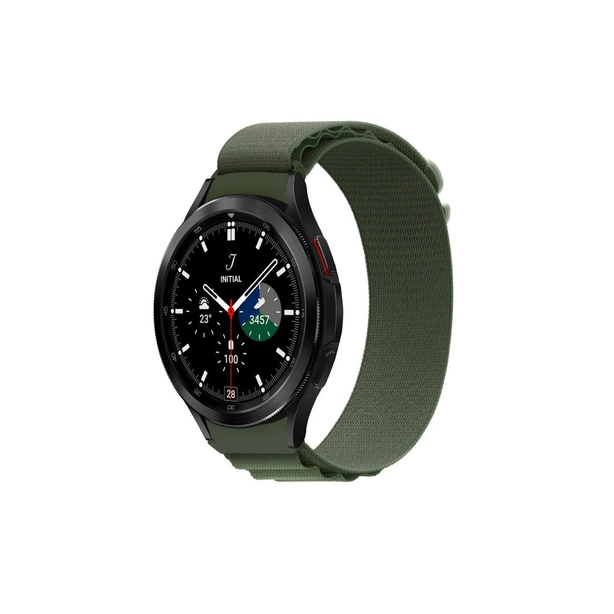 Artic Elastisk nylon armbånd Samsung Galaxy Watch 4 Classic (46mm) -