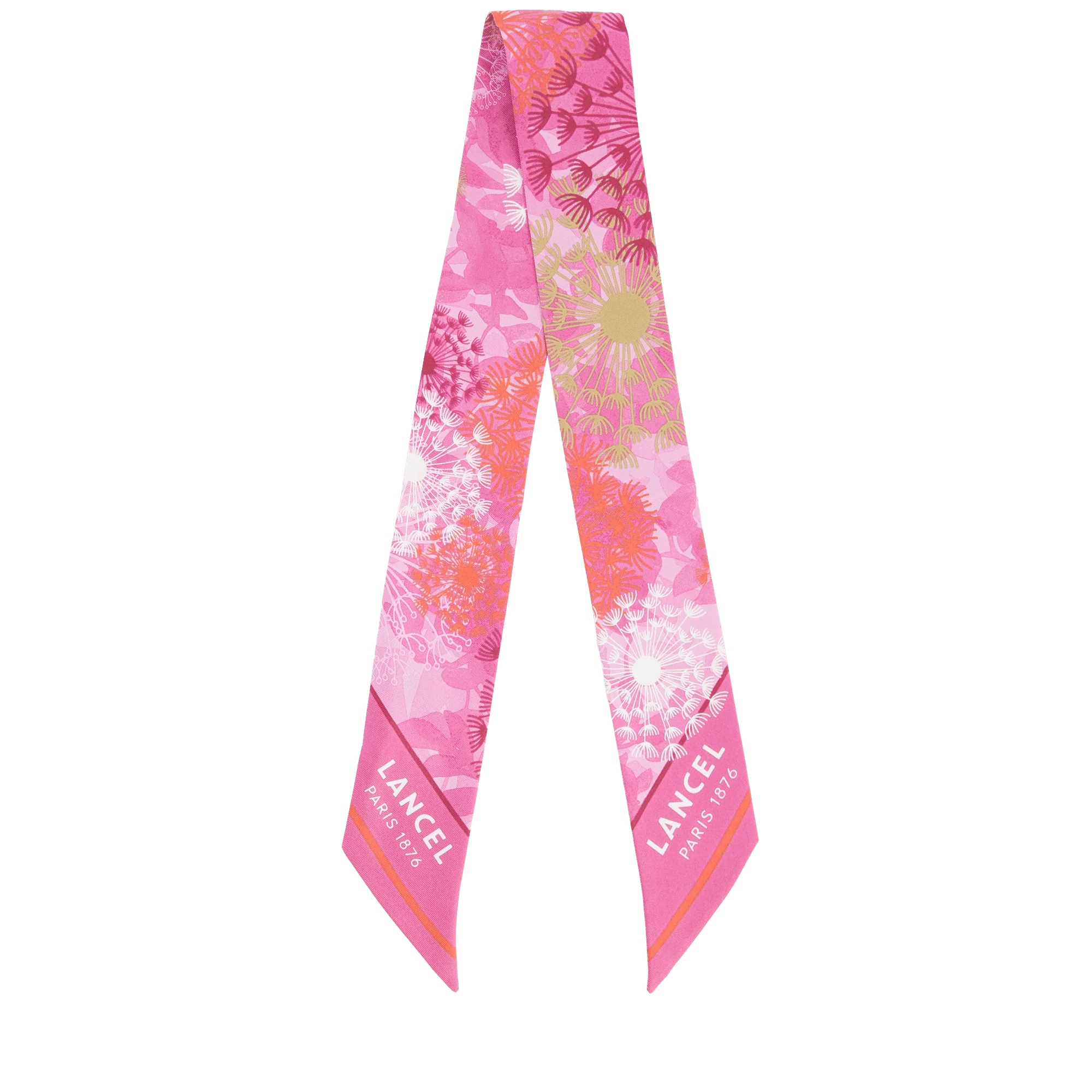 Bandeau  Motif Feux d'Artifice-Multico Cerise