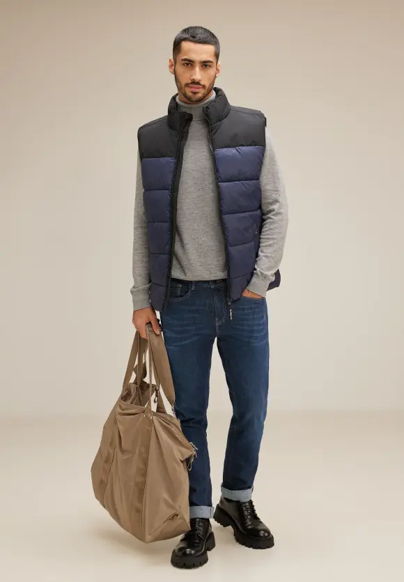 Regular Fit Jeans - indigo blue rinsed wash