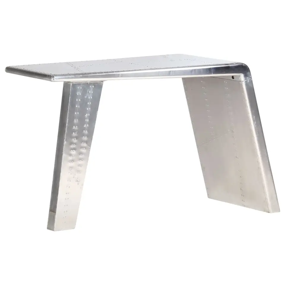 vidaXL - Bureau - Zilver - Metaal