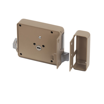 Yale Oplegslot met Buitencilinder Los Grijs Gelakt 615-50mm