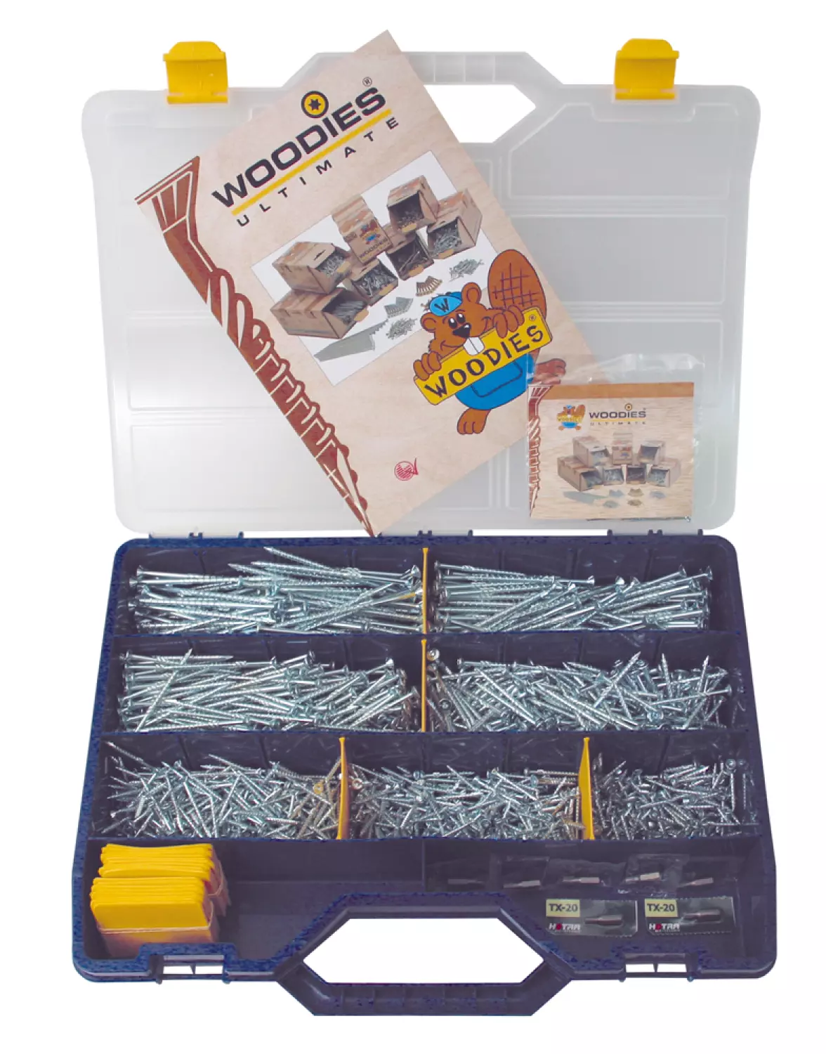 Woodies 61999005 1200-delige Torx Schroeven in assortimentskoffer