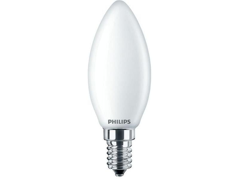 Philips Professional Lampe CorePro LEDCandle ND 6.5-60W B35 E14-Leuchtmittel, 6.5 W mit 2700 K