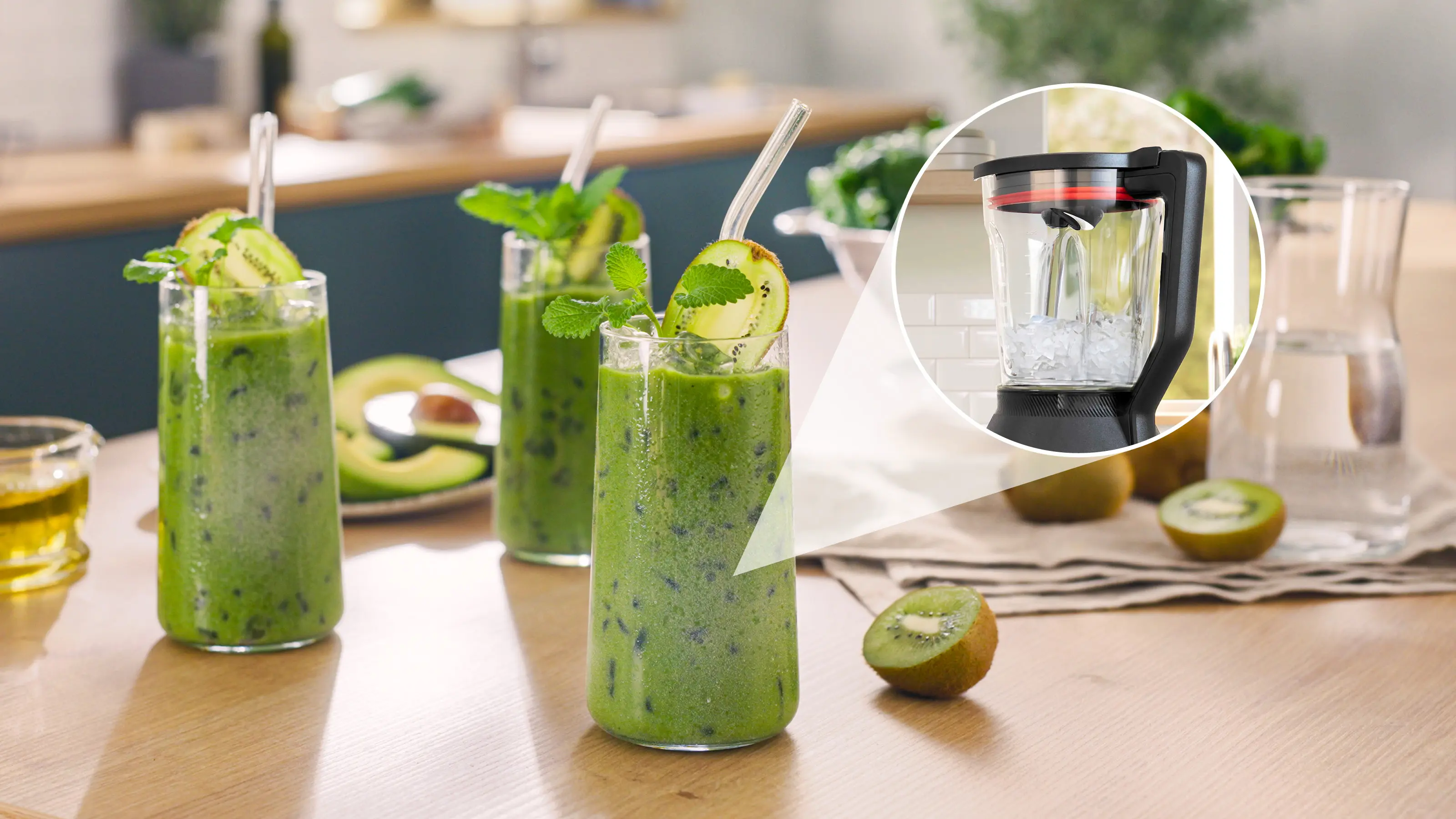 Serie 6 Blender met hoge prestaties VitaPower 1800 W Zwart