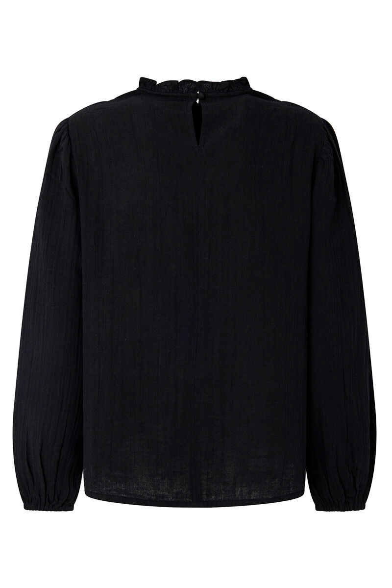 Blusa de manga comprida - Preta
