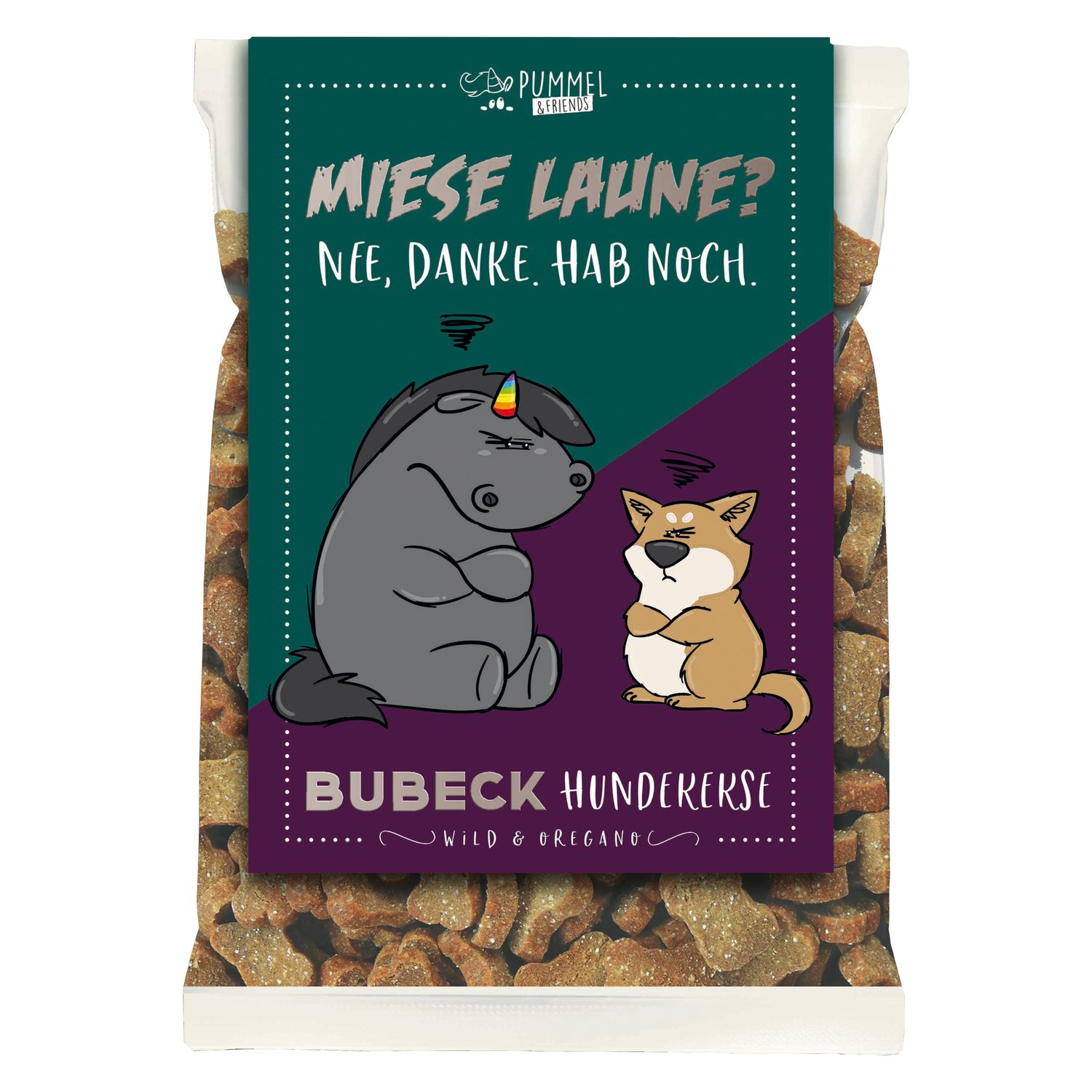 PUMMEL & FRIENDS Hundekekse Grummeleinhorn  - je nach Lagerbestand