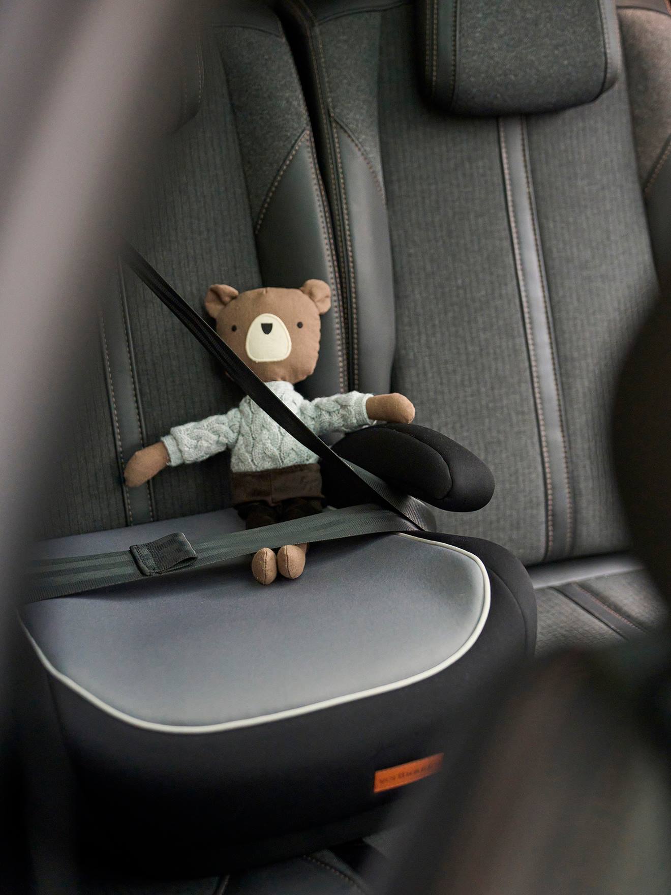 Conjunto de assento de carro elevatório Hopla VERTBAUDET Isofix, preto