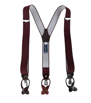 Profuomo Luxe Bretel Bordeaux-Wit PP1L00003C kopen
