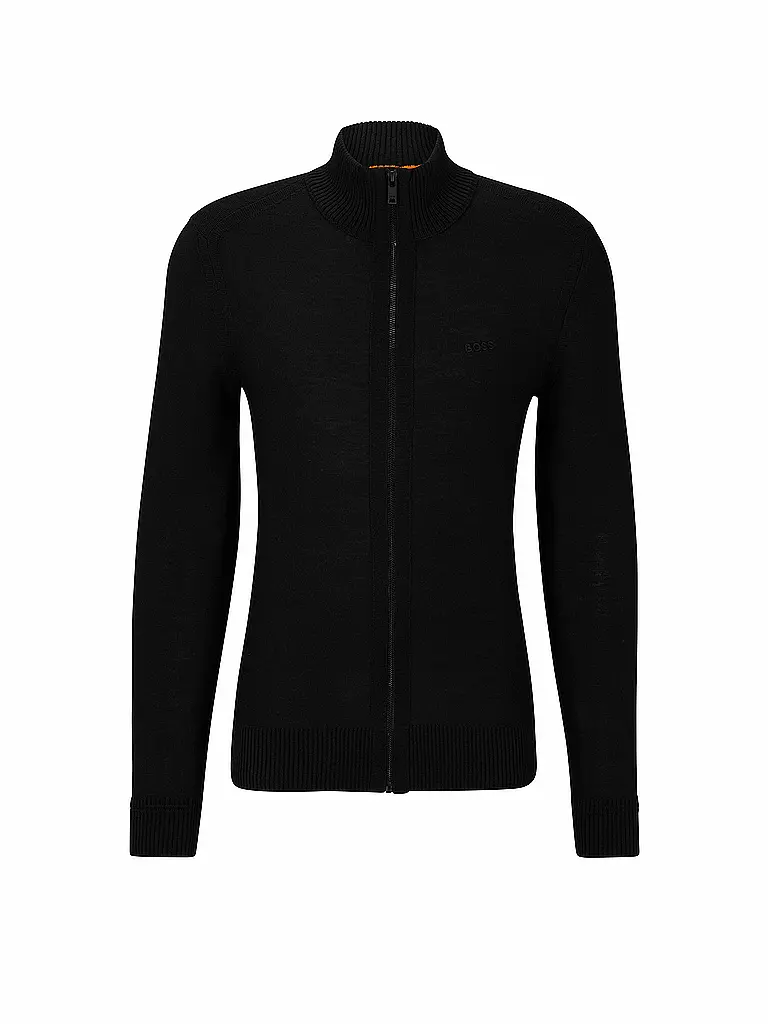 BOSS Strickjacke AVAC schwarz