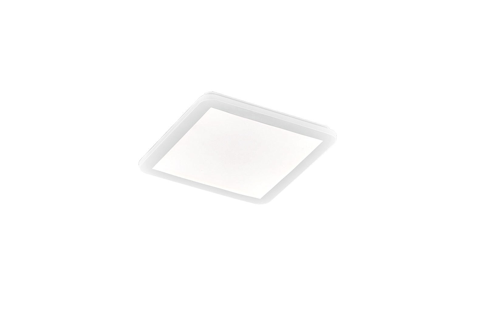 LED Deckenlampe Camillus schwarz 30x30cm 3cm Kunststoff Acryl