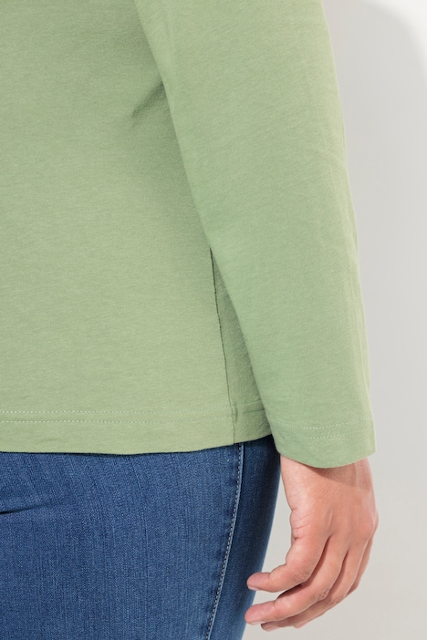 Shirt, Rollkragen, Slim, Langarm
