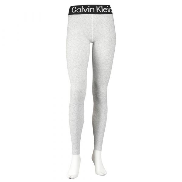 Calvin Klein Logo Leggings Cinzento XL Mulher