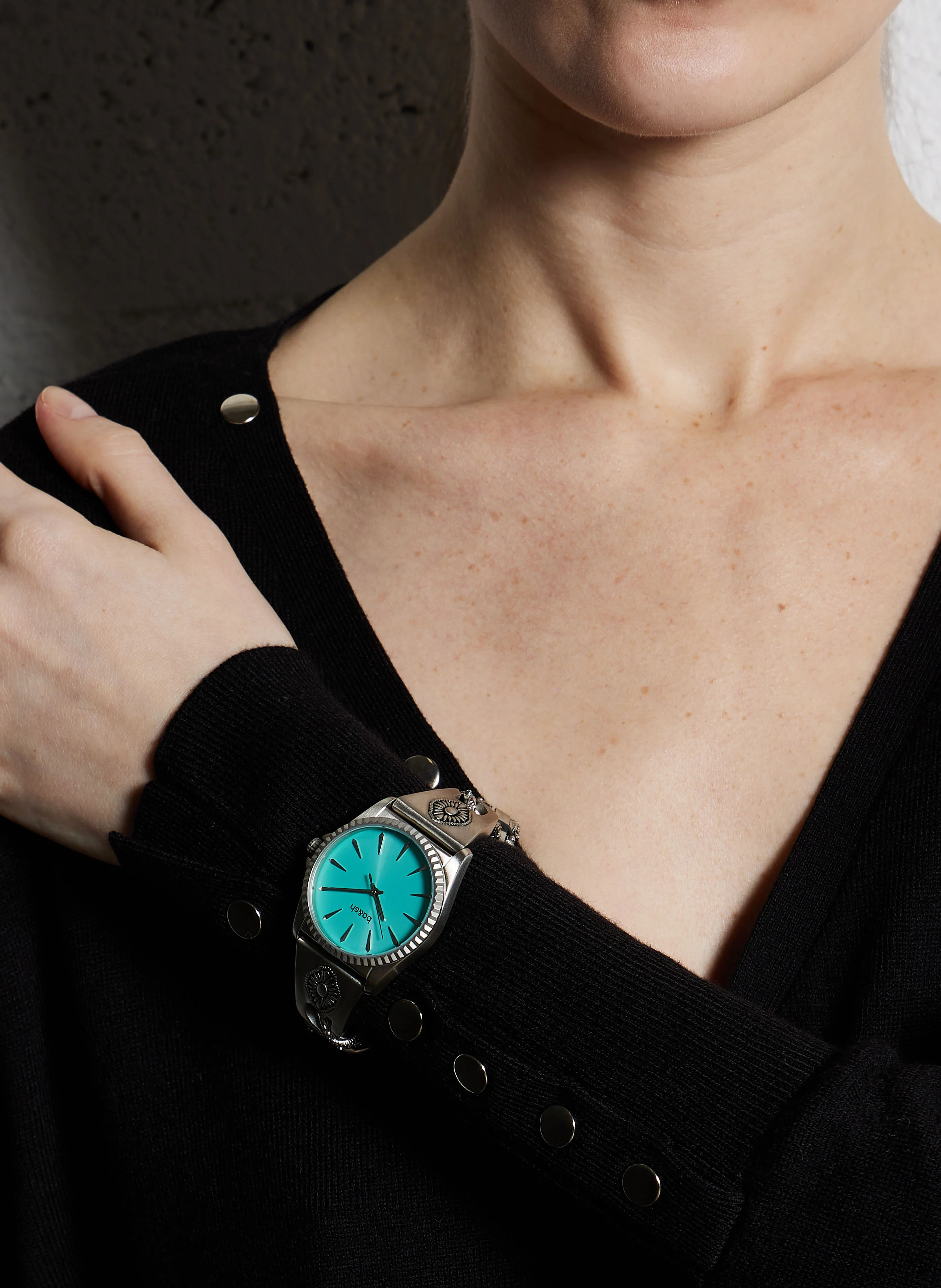 LA RESET - Montre en acier inoxydable | Bleu