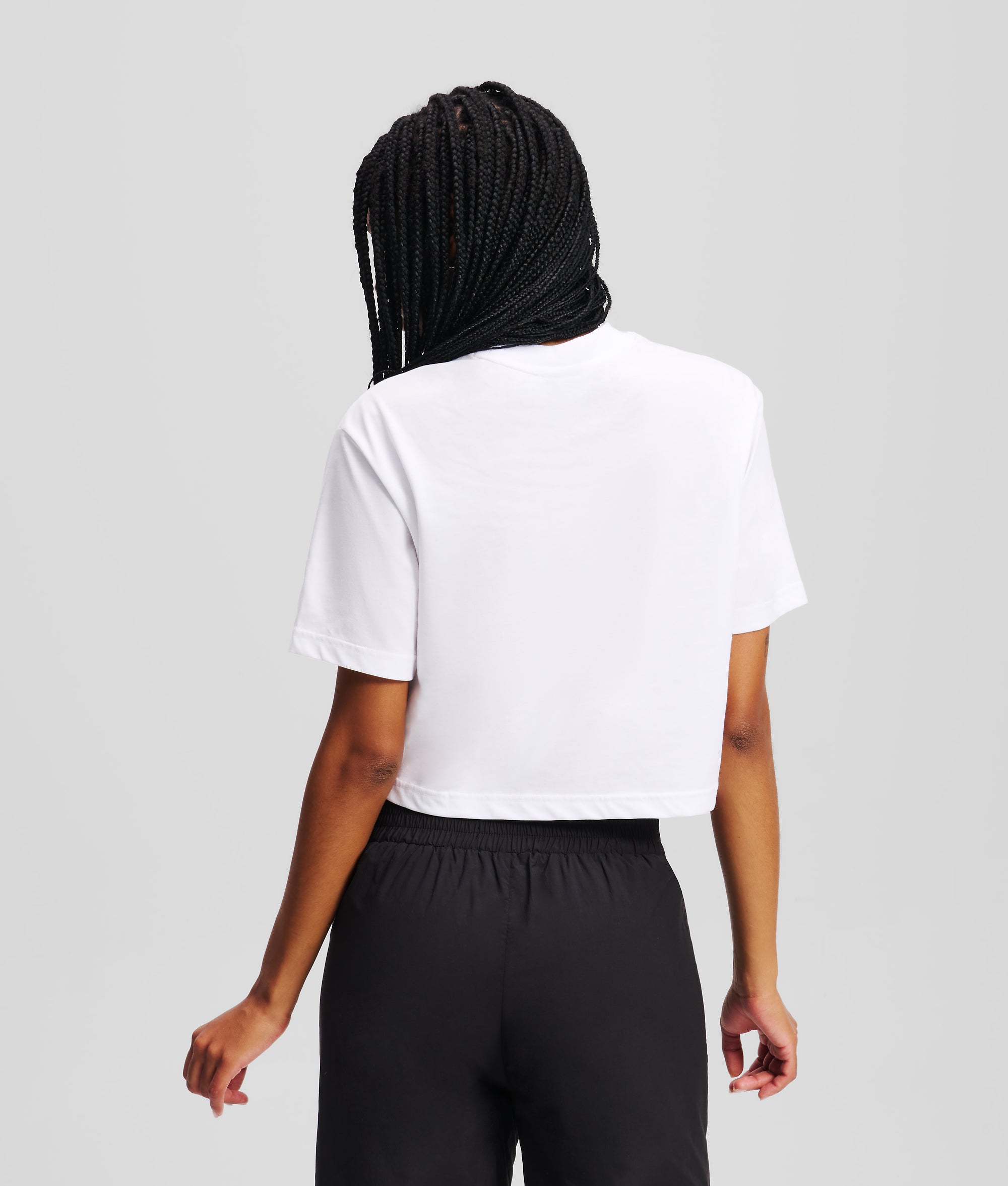 MONOGRAM CROPPED T-SHIRT