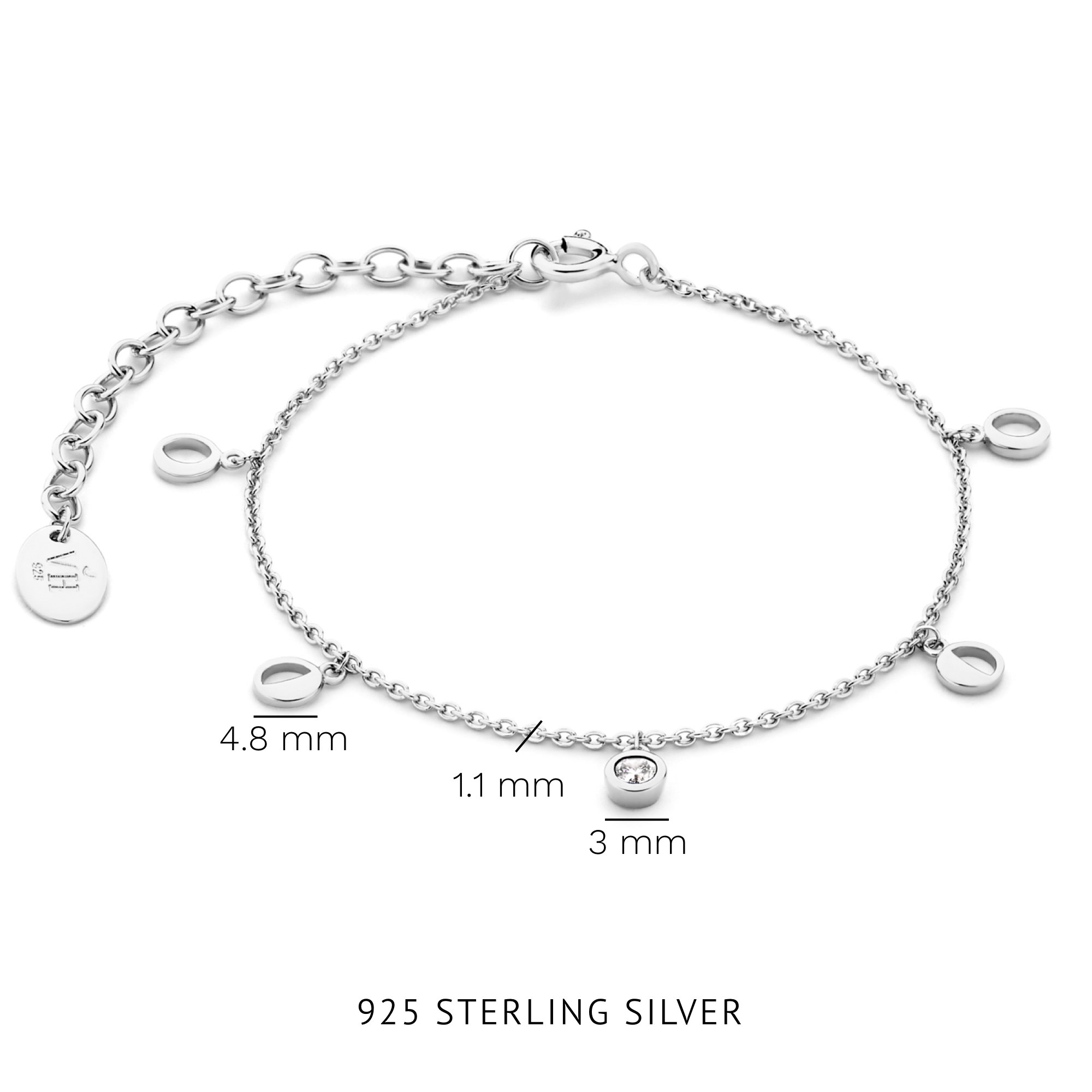 armband Violet Hamden Violet Hamden Zilver