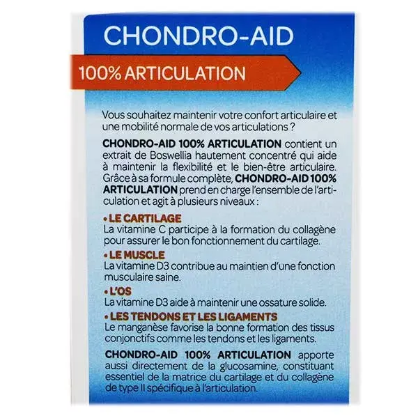 Arkopharma Chondro-Aid 100% Articulation 60 gélules