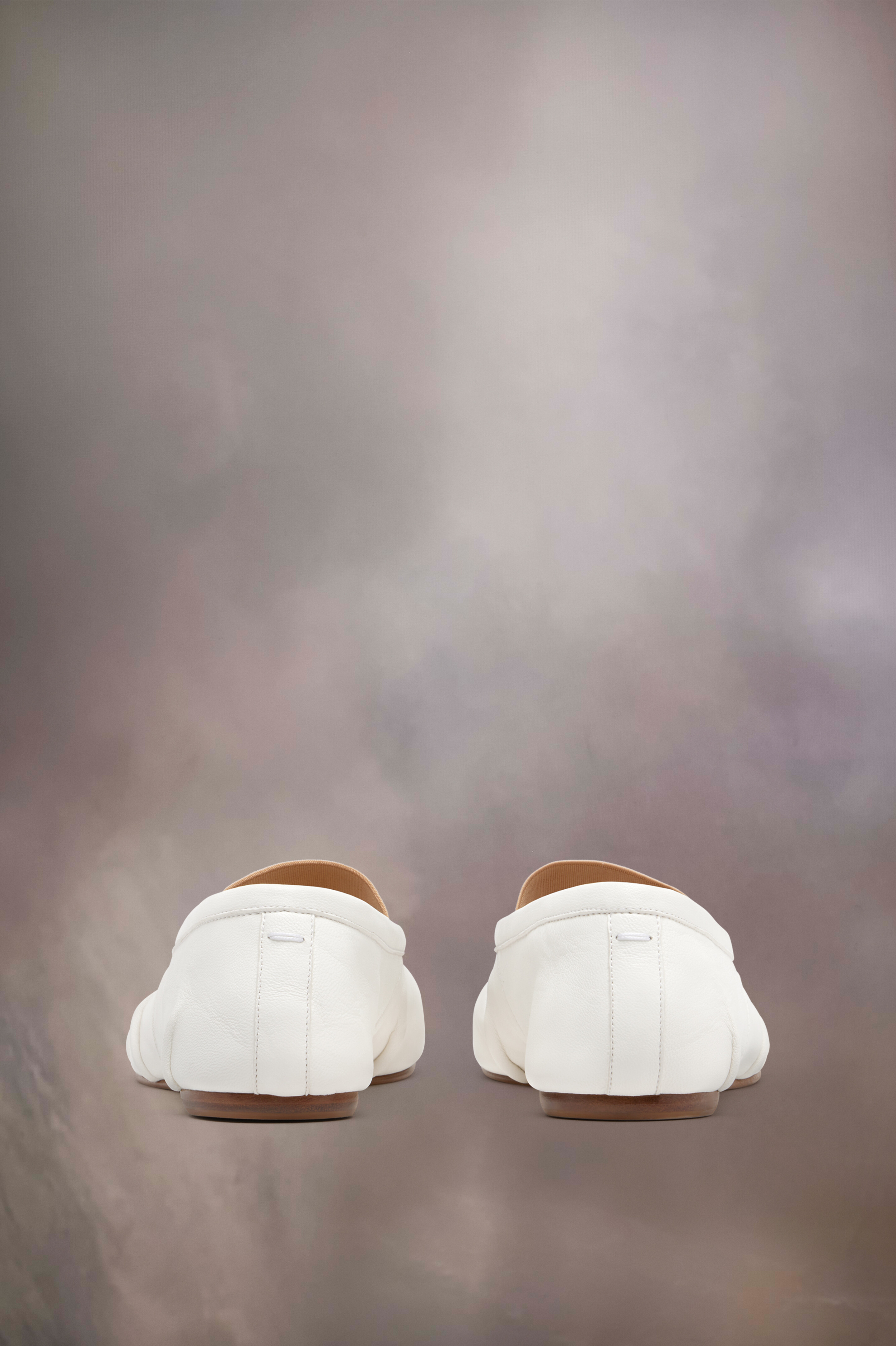 TABI BALLERINA FLAT ELASTIC BAND Blanc
