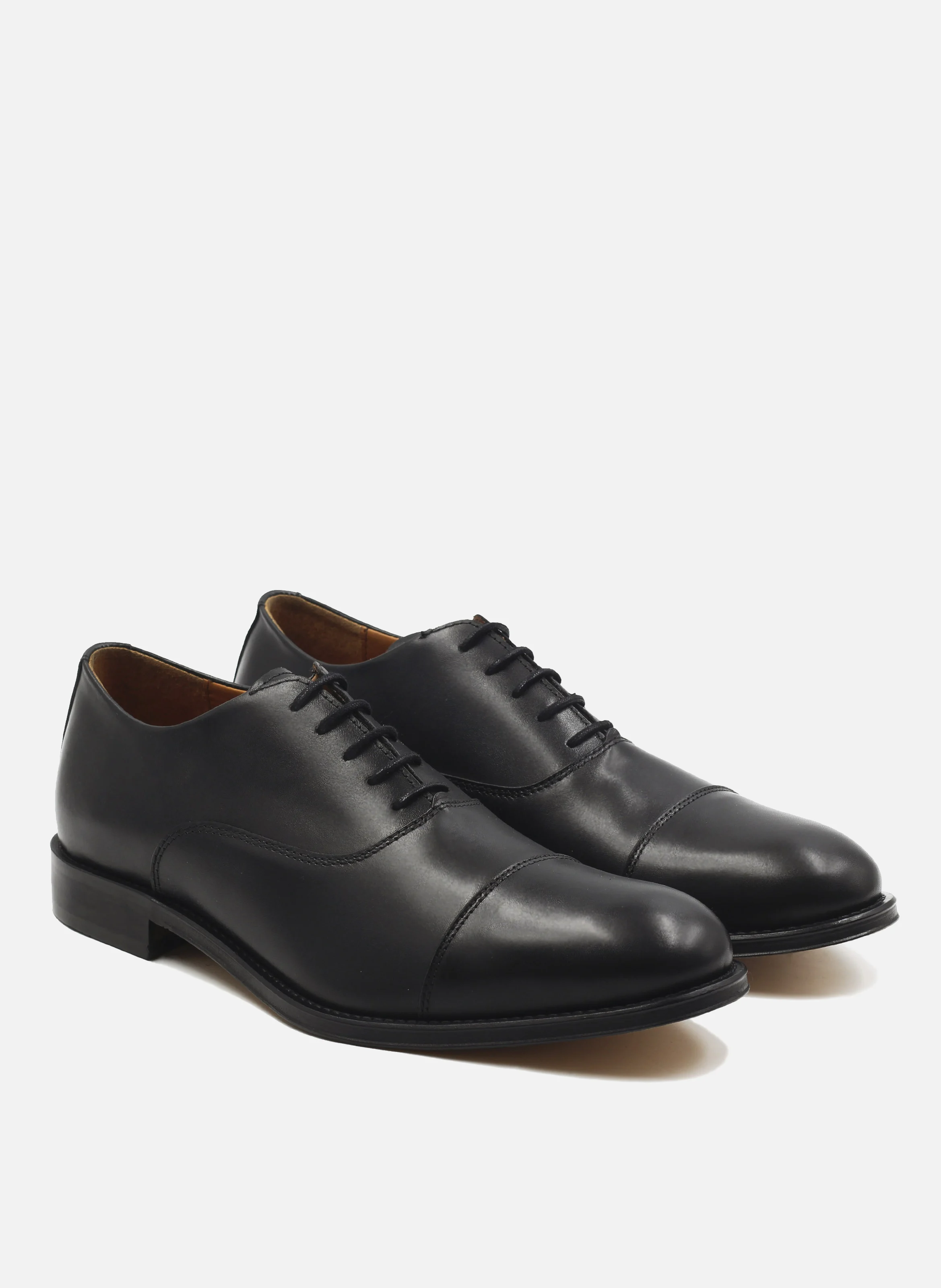 Richelieu oxford cuir lisse | Noir