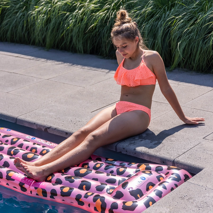 Swim Essentials Luxus-Wasserbett Panther Print