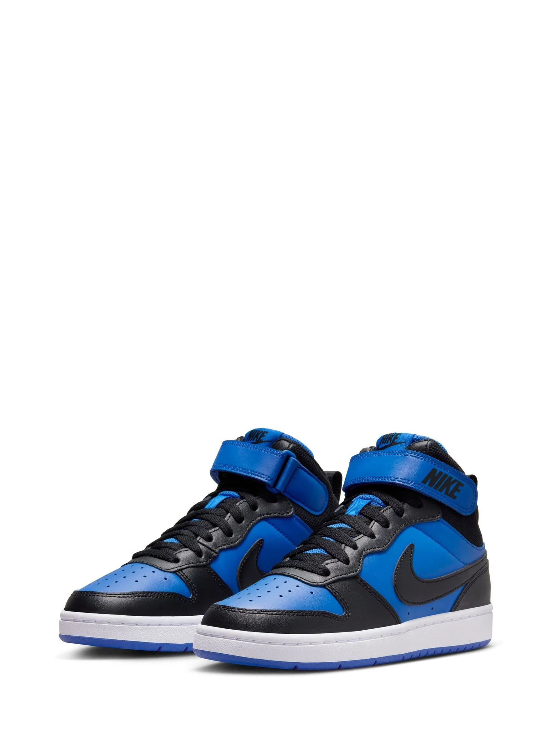 Blauw/Zwart - Nike Court Borough Mid sneakers voor jeugd