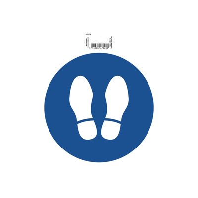 Exacompta - Pictogramme - arrêt obligatoire - 200 x 200 mm - bleu