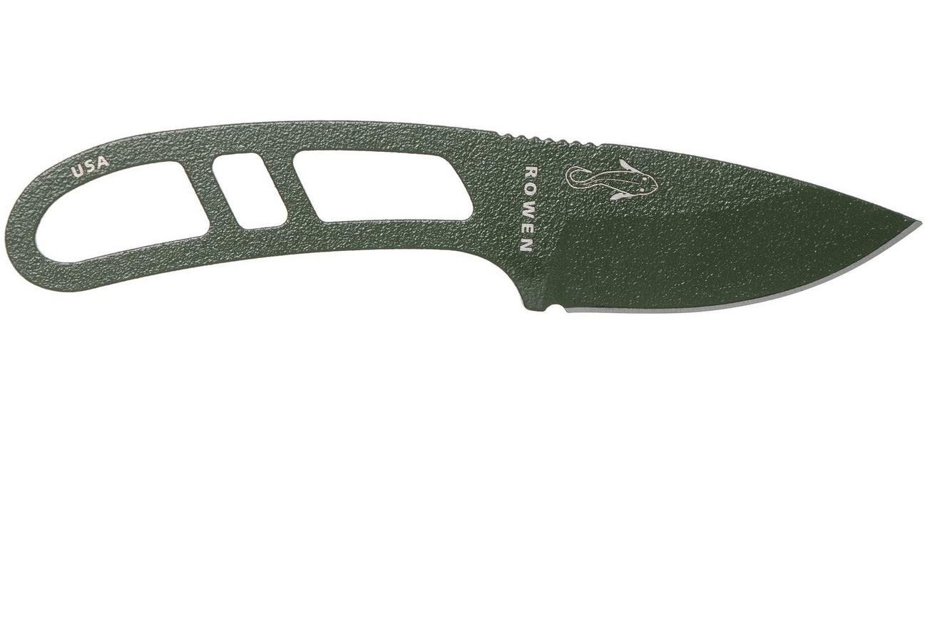 ESEE Candiru OD-green CAN-OD nekmes met zwarte schede   riemclip