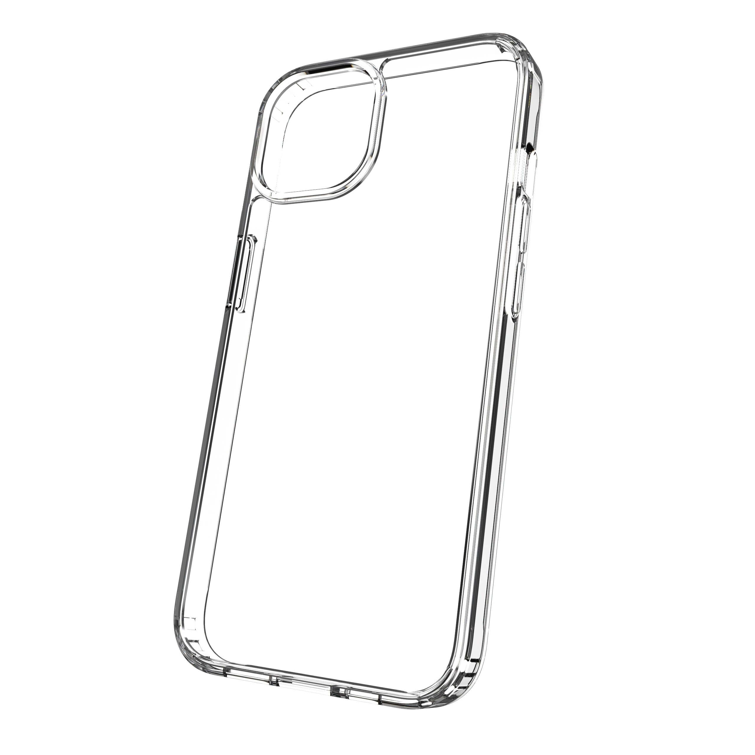 iPhone 14 Pro Hybrid Hülle TPU Bumper   Acryl Rückseite Pankow (10885) - Transparent