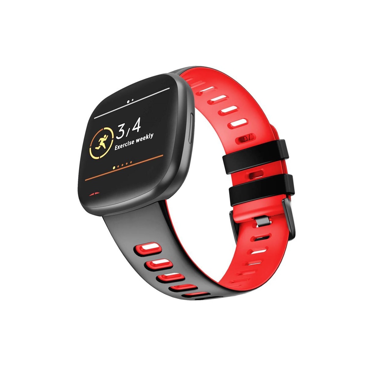 Twin Sport armbånd Fitbit Sense - Svart/rød