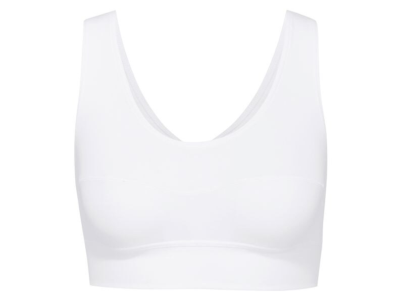 Calida Bustier Elastic Weiss, XS Damen Bustier