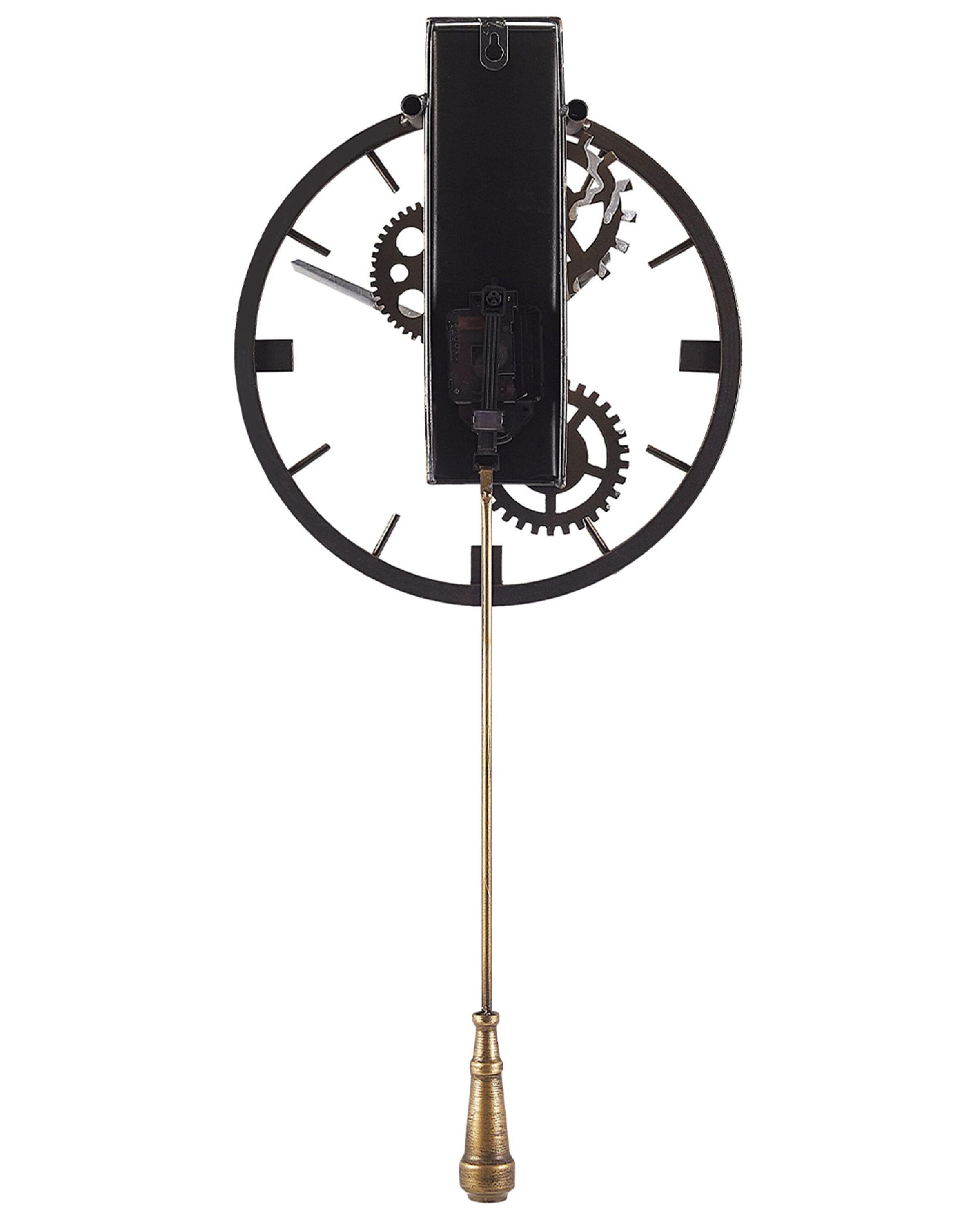 Wandklok MARCOTE 30 cm Metaal Goud