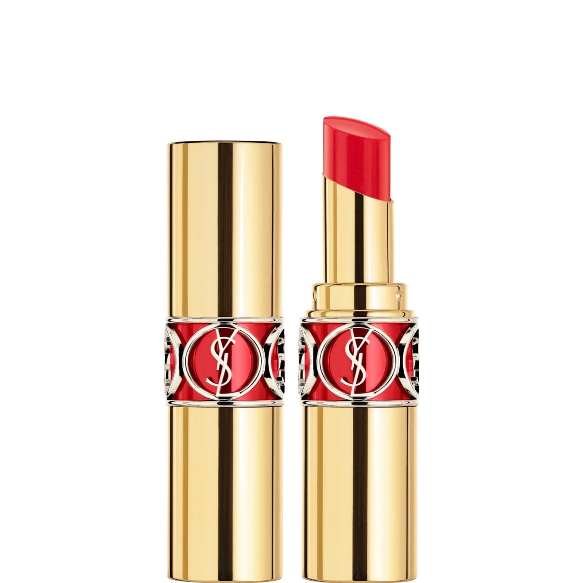 YVES SAINT LAURENT Rouge Volupté Shine Oil-In-Stick Rouge à Lèvres alliant Couleur, Soin et Brillance Longue Tenue