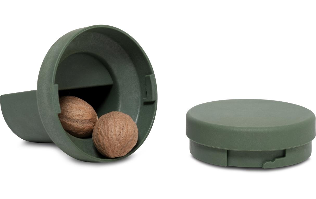 Muskatmühle Billund 7.6 cm, DunkelgrünMuskatnussreibe