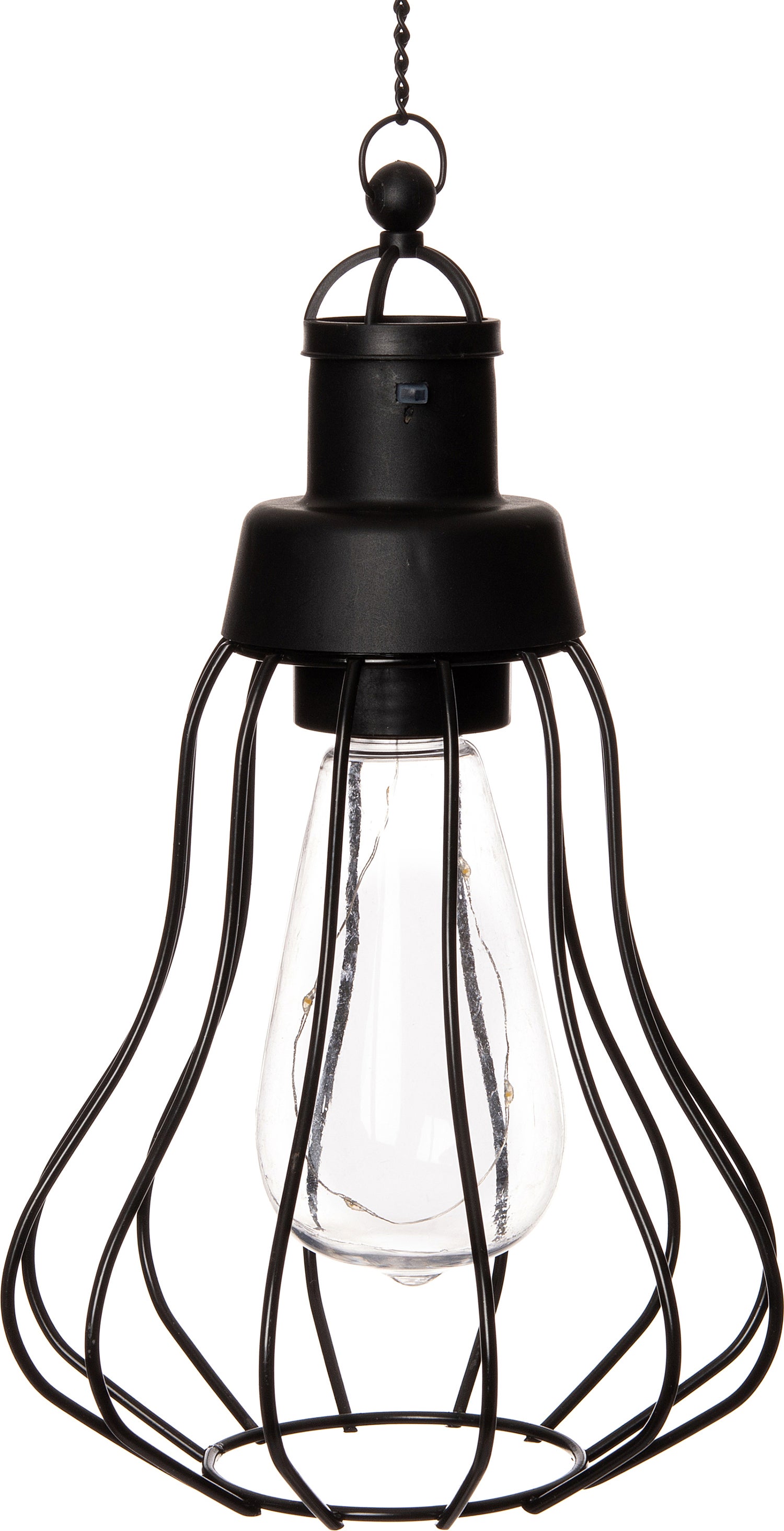Intratuin solar hanglamp zwart D 16 H 26 cm